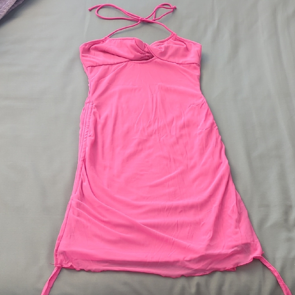 Pink Mini Dress